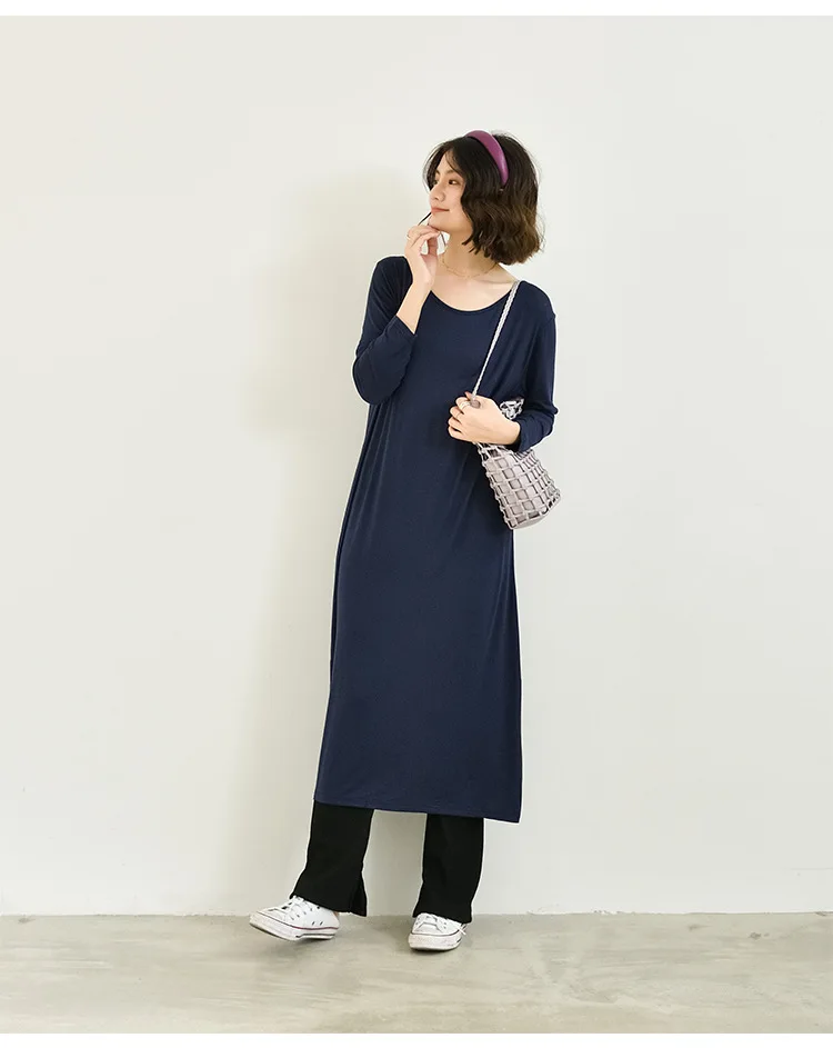 Temperament New Winter Cotton Sleepwear Night Dress Woman Spring Autumn Long Sleeve Women's Nightgowns Outside Wear Sleep Shirt