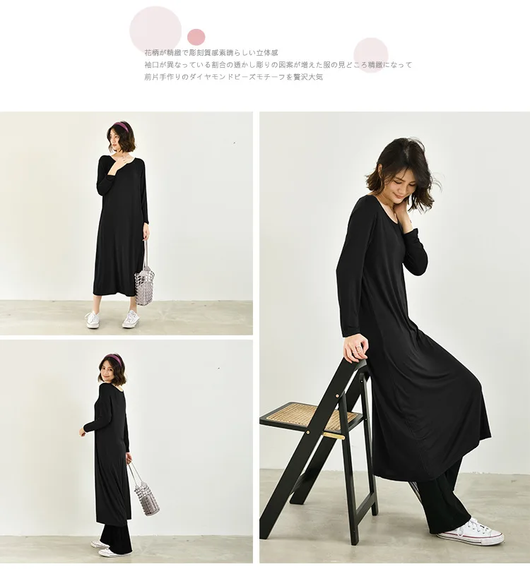 Temperament New Winter Cotton Sleepwear Night Dress Woman Spring Autumn Long Sleeve Women's Nightgowns Outside Wear Sleep Shirt