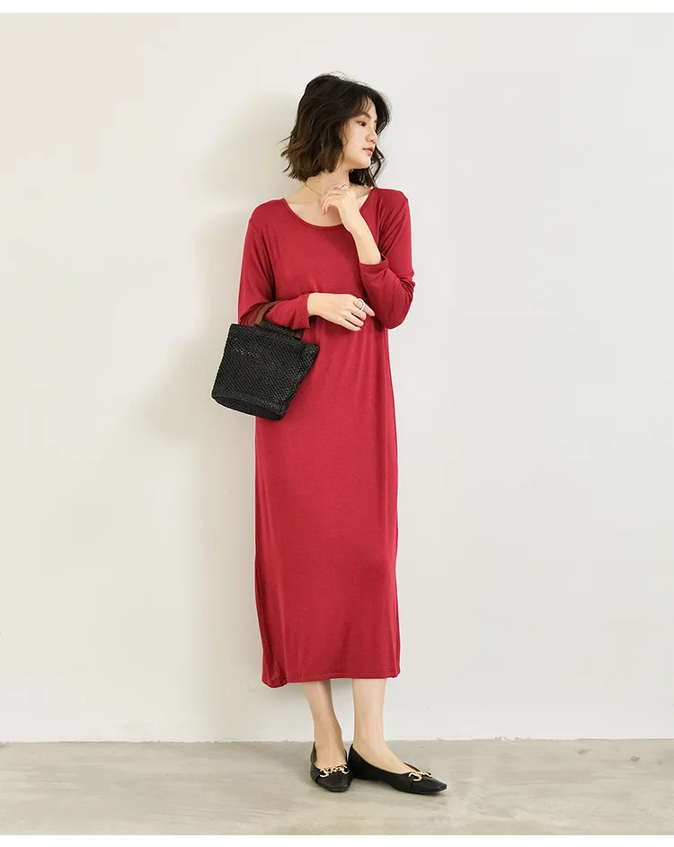 Temperament New Winter Cotton Sleepwear Night Dress Woman Spring Autumn Long Sleeve Women's Nightgowns Outside Wear Sleep Shirt
