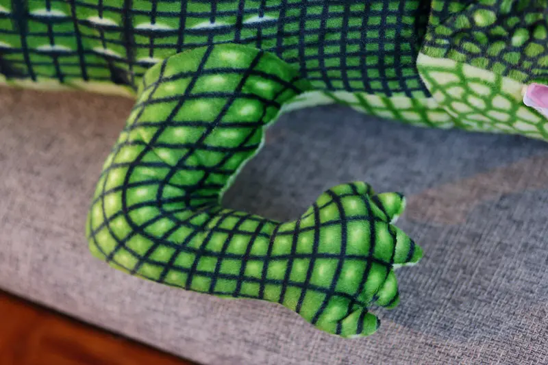 105-195cm Giant Stuffed Animal Real Life Alligator Plush Toy Simulation Crocodile Dolls Kawaii Pillow for Boys Xmas Gifts