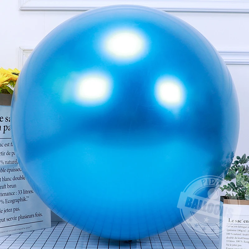25pcs 5/10/12inch Metallic Balloons Birthday Party Decoration Wedding Background Layout Gold Silver Blue Pink Chrome Balloon