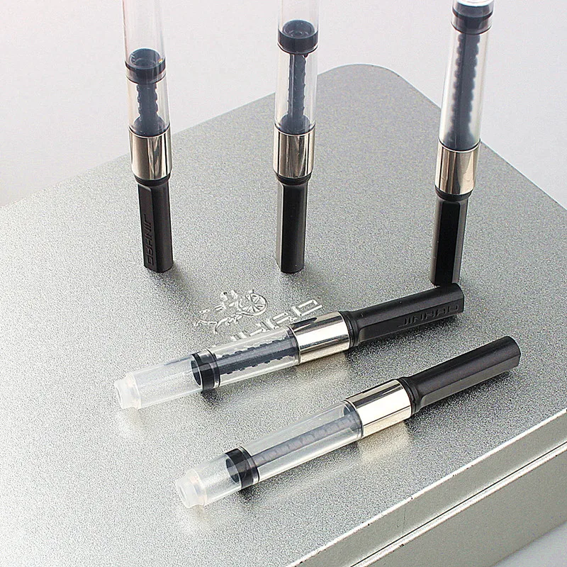 5pcs Jinhao Ink Converters for Fountain Pen Screw Type 2.6mm Caliber Ink Absorption School Office Supplies