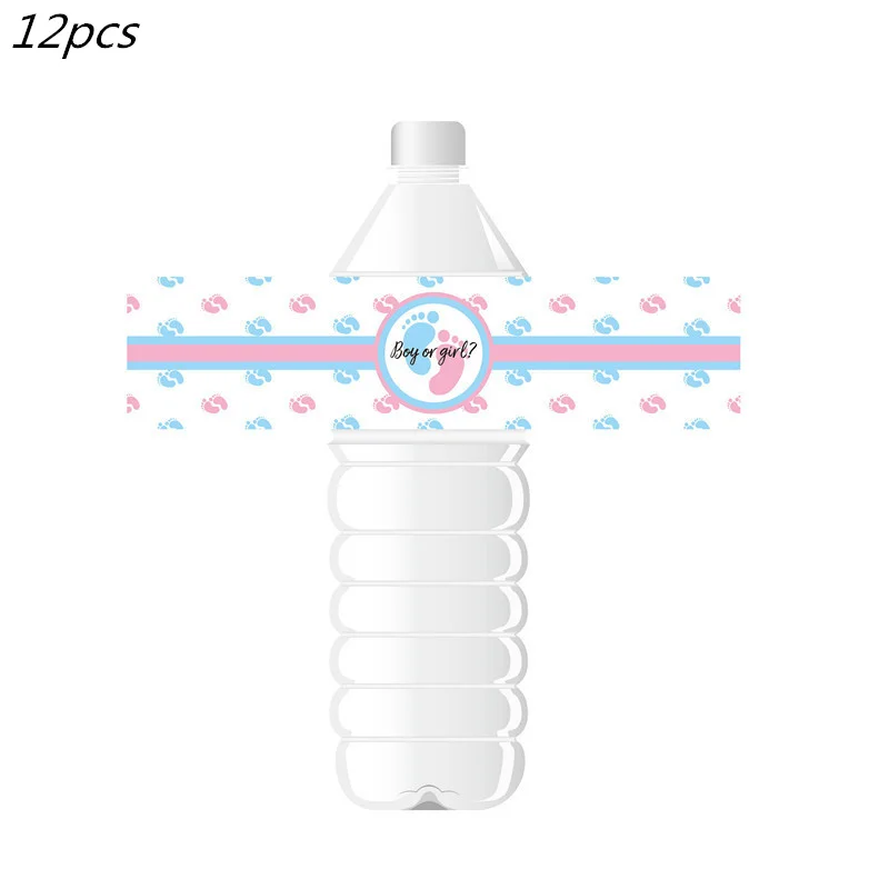 Pink Blue Boy Or Girl Gender Reveal Baby Shower Party Disposable Tableware Set Paper Plates Cups Banner Balloon Decoration
