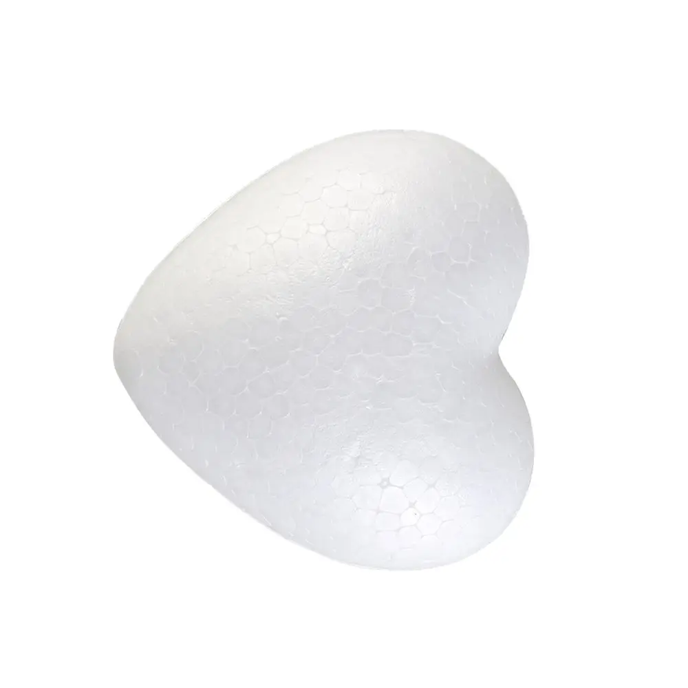 4/6/8.5/10/15cm New Heart Foam Mould White Craft Balls Modelling Polystyrene Wedding Decor DIY Ball Toys Party Decor