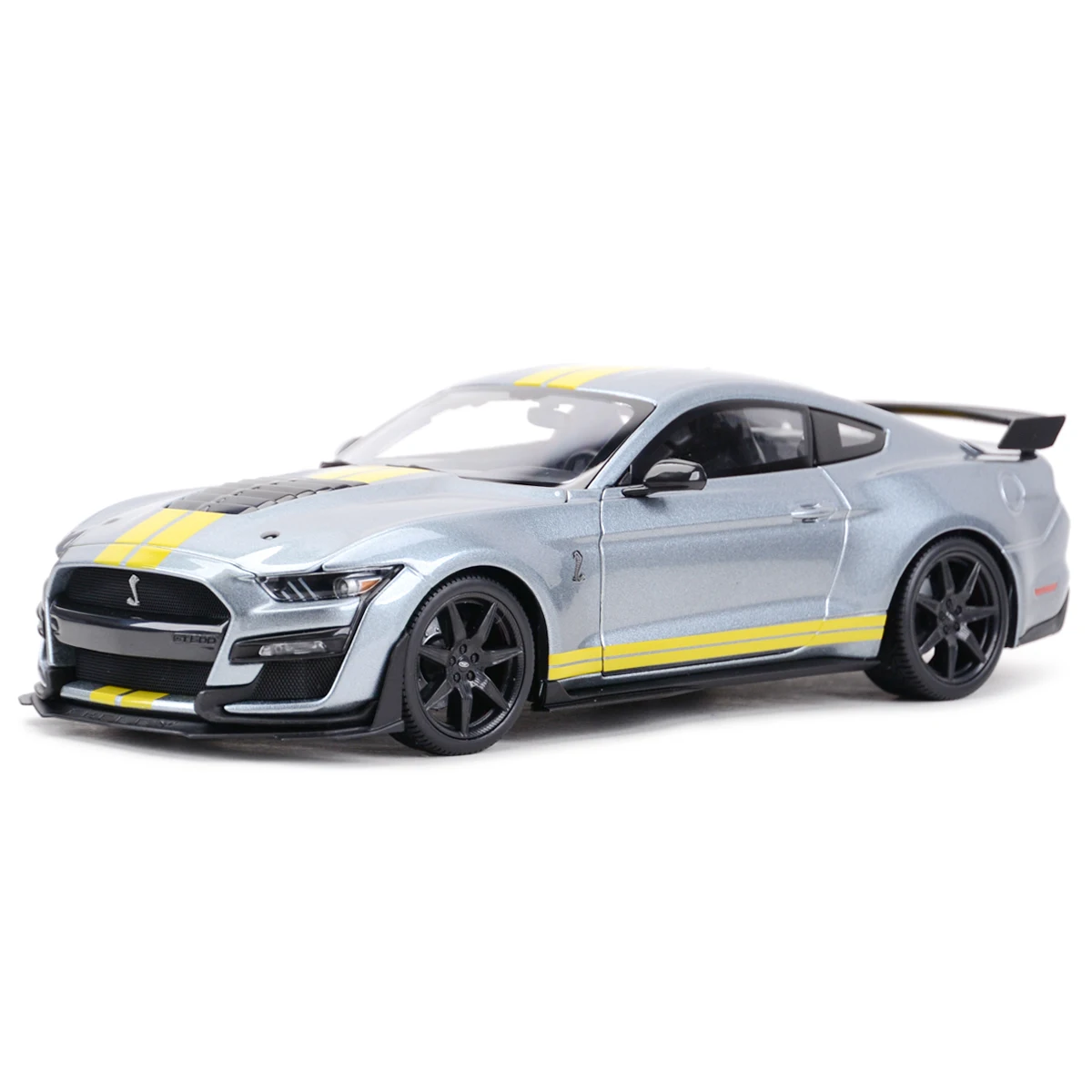 Maisto 1:18 2020 Mustang Shelby GT500 Ford Blue Sports Car Static Die Cast Vehicles Collectible Model Car Toys