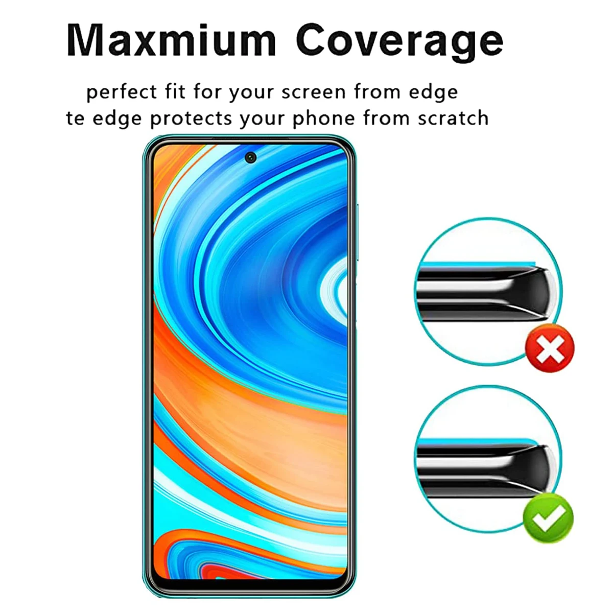 2/4Pcs 9H Tempered Glass For Xiaomi Redmi Note 9 Pro Screen Protector Glass Film