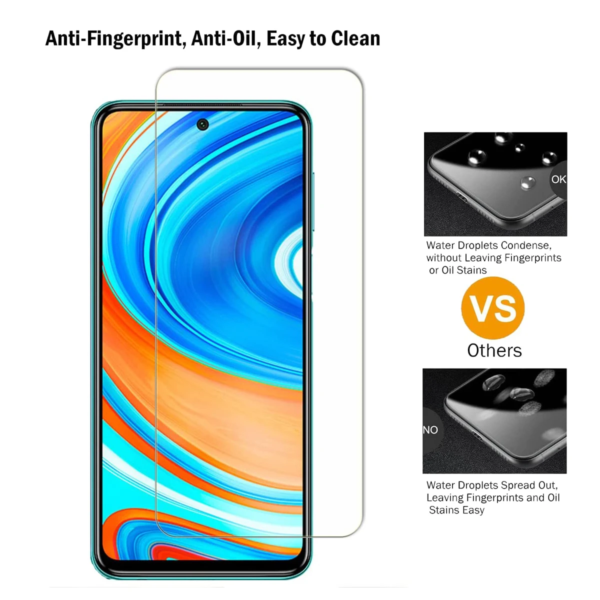 2/4Pcs 9H Tempered Glass For Xiaomi Redmi Note 9 Pro Screen Protector Glass Film