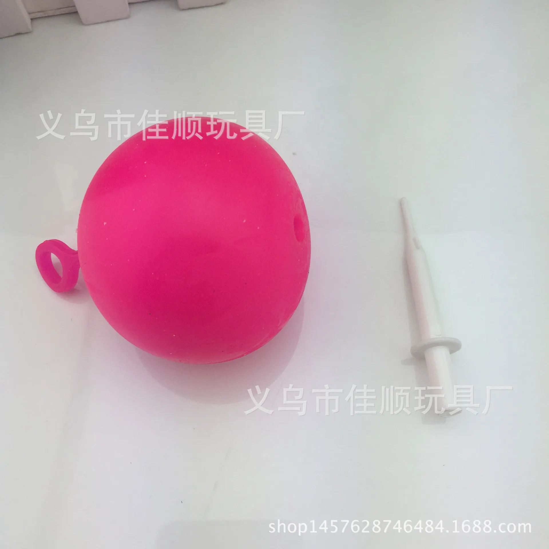 Children's Toys Birthday Gift Elastic Ball TPR Balloon Transparent Water Injection Bubble Ball