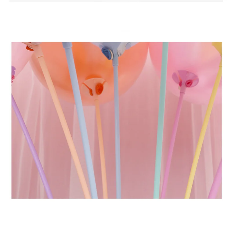 10-30pcs 42cm Balloon Stick With Cup White/Gold/Sliver/Macaron Color Holder Wedding Birthday Party Decor Latex Balls Accessories