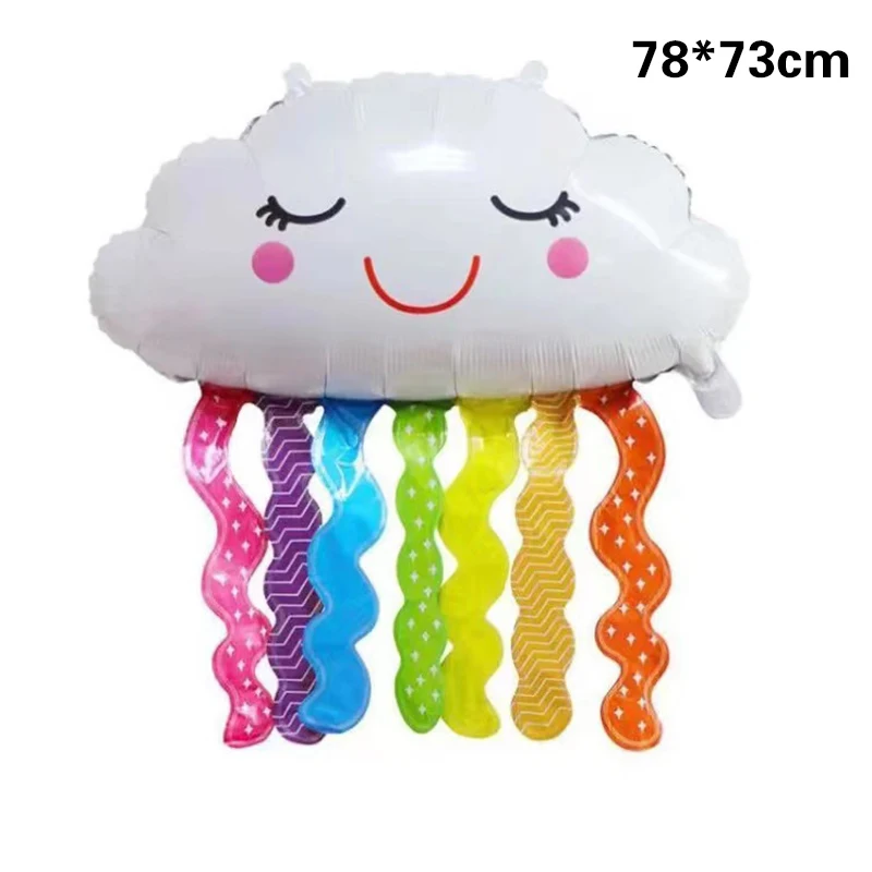 Self Standing Unicorn Balloons Birthday Decorations for Girls Unicorn Mylar Balloon Party Decorations Children's Day Decorations
