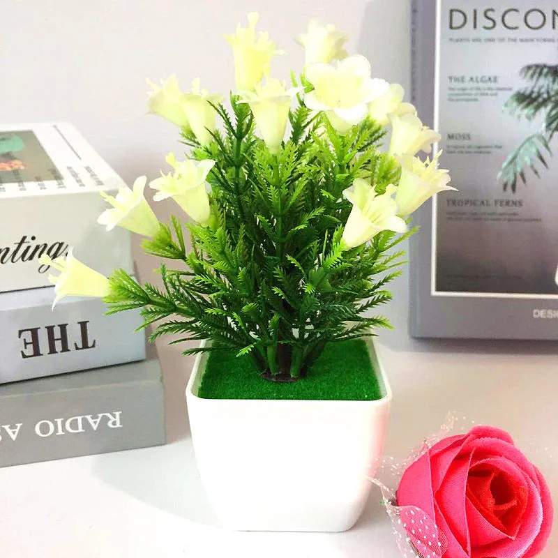 1pc Artificial Plants Fruit Bonsai Small Tree Pot Plant Bonsai Flower Fake Flowers Potted Ornaments Fake Plant Potted Home Decor
