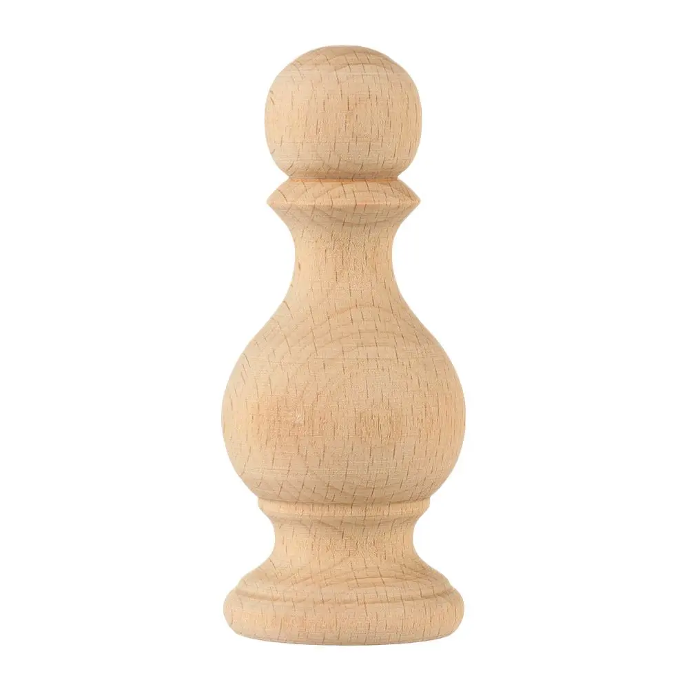Rubber Wood Furniture Foot Legs Wood Carved European Cabinet Foot Vintage Home Decor Flower Ornament Furniture Decoration