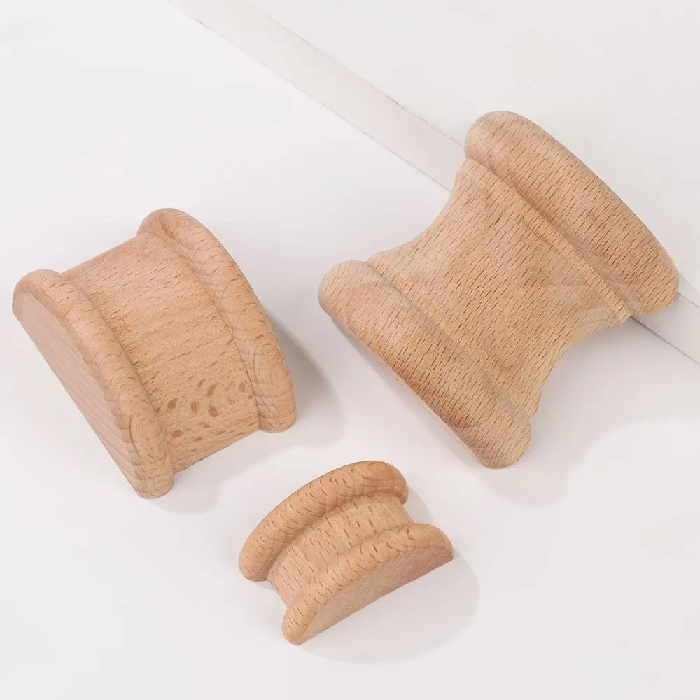 Rubber Wood Furniture Foot Legs Wood Carved European Cabinet Foot Vintage Home Decor Flower Ornament Furniture Decoration