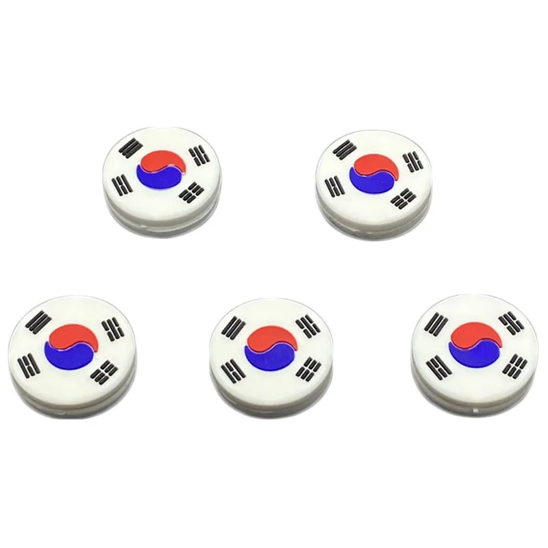 5/10 Pcs/Lot Tennis Vibration Dampeners Heart Shape Tennis Racket Anti Vibration Animal Tennis Racquet Damper Tennis Accessories