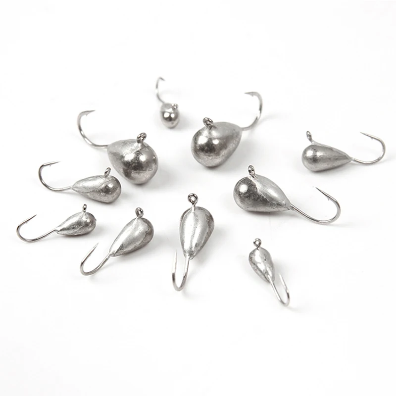 Ice Fishing Tungsten Jig Japan Hook 0.25g-4.4g Ice Jig Head Tungsten Bait 2.7mm-7mm Winter Fishing Hooks мормышки вольфрамовые