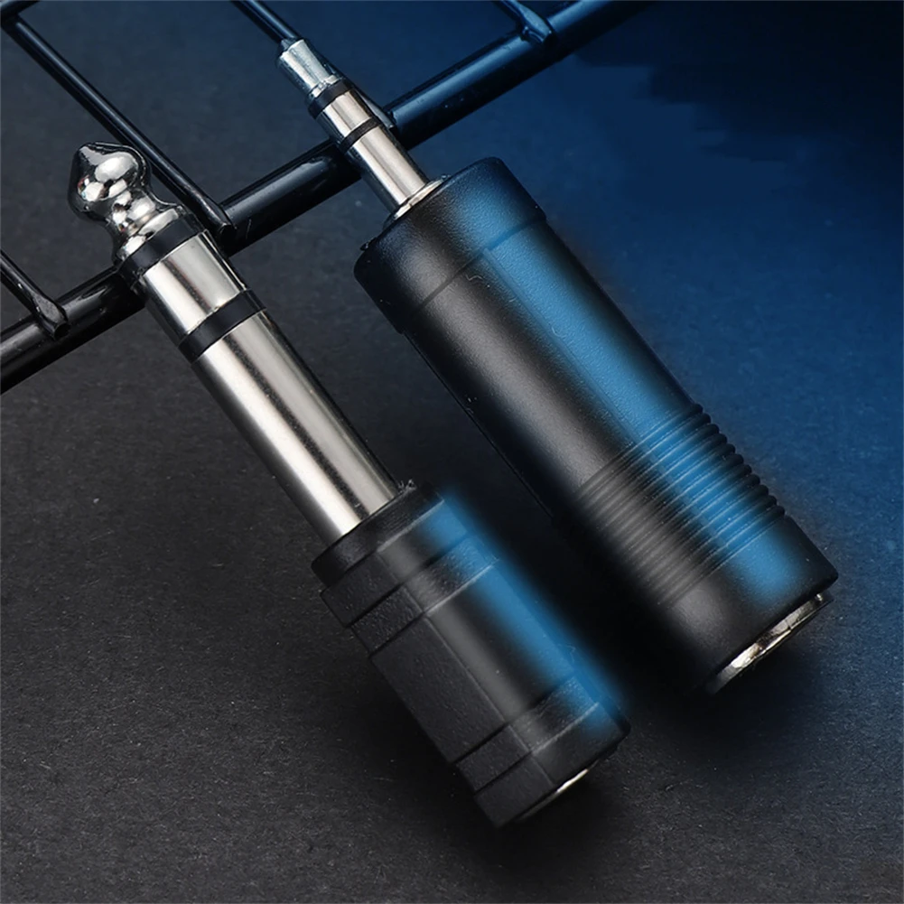 3.5mm Female To 6.35mm Male Stereo Headphone Audio Adaptor Microphone Connector Stereo Headphone Adaptor Converter Instrument