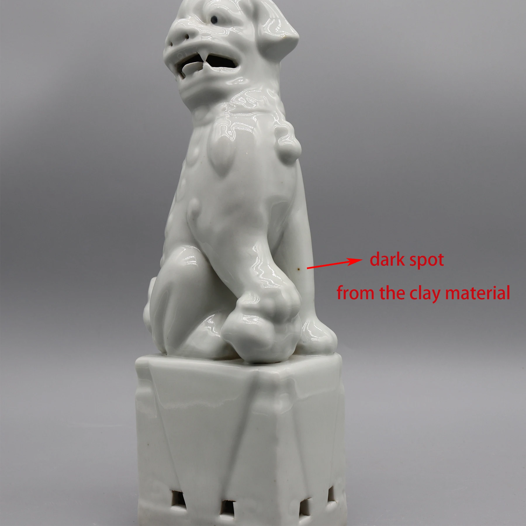 Pair of Foo Dogs, Fu Dogs, Buddha Dogs, Chinese Guardian Lions, Ceramic Sculpture, Home Decoration