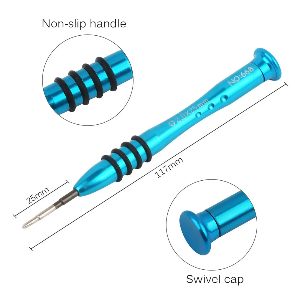 PH000 and PH00 Screwdriver Set Precision 1.5mm 2.0mm Phillips Cross Screwdriver for Cell Phone Laptop Computer Glasses Repair