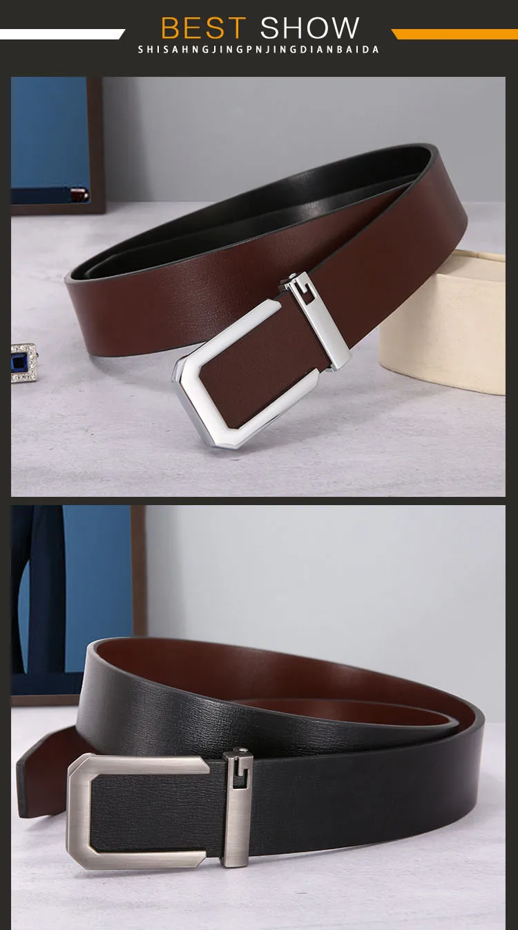 Men Belts Genuine Leather Bussines Fashion Designer Belt Luxury Casual Brand Waistband High Quality Belts for Men Strap HQ239