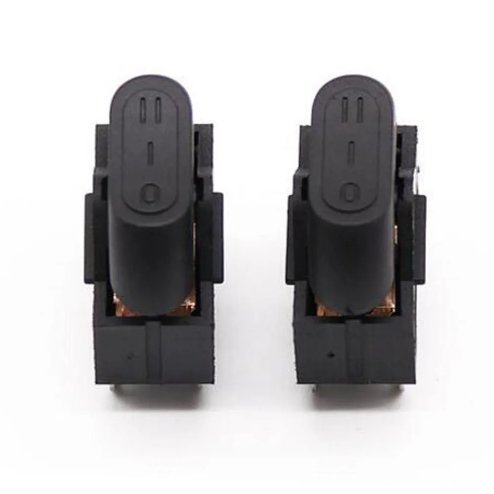 10PCS KCD15-103 Rocker Switch 250V/6A Copper Pin/Dot Square Power Switch 3 Position ON-OFF-ON Boat Switch Hair Dryer Switch
