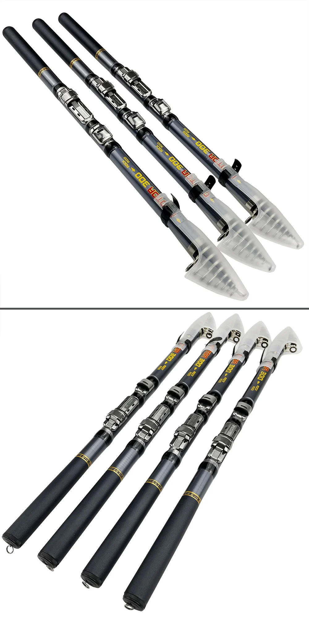 Fishing Rod Ultra-light 1.5-3.0m Rock Telescopic Carbon Fiber Portable Mini Spinning Rod