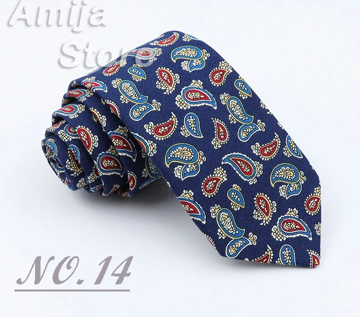 Brand New Floral Print Tie For Men Women Skinny Cotton Necktie For Wedding Casual Man's Neckties Classic Suits Flower Cravat