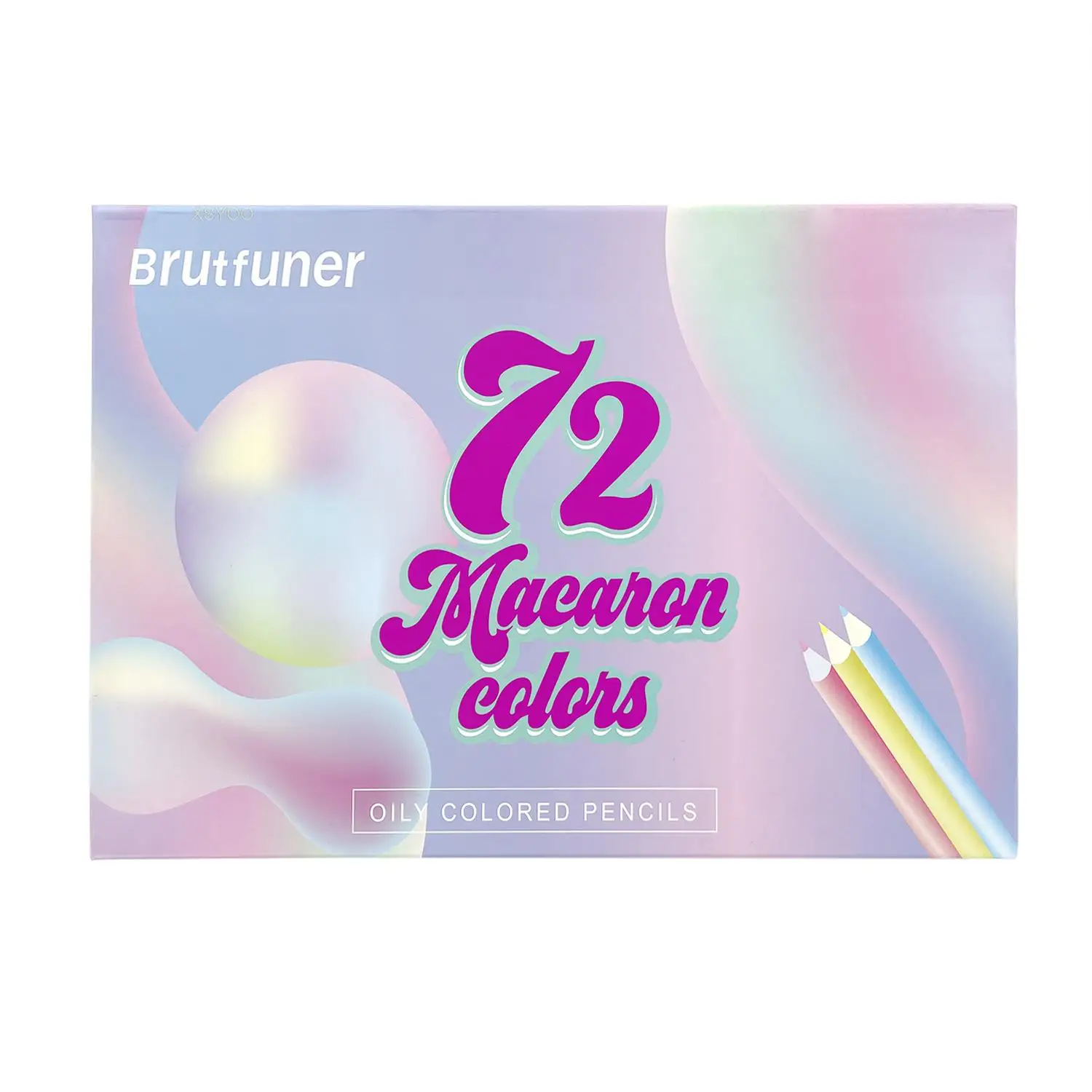 Brutfuner Macaron 12/24/50/72Colors Professional Pastel Oil Colored Pencils Coloring Drawing Pencils Candy Color Pencil Supplies