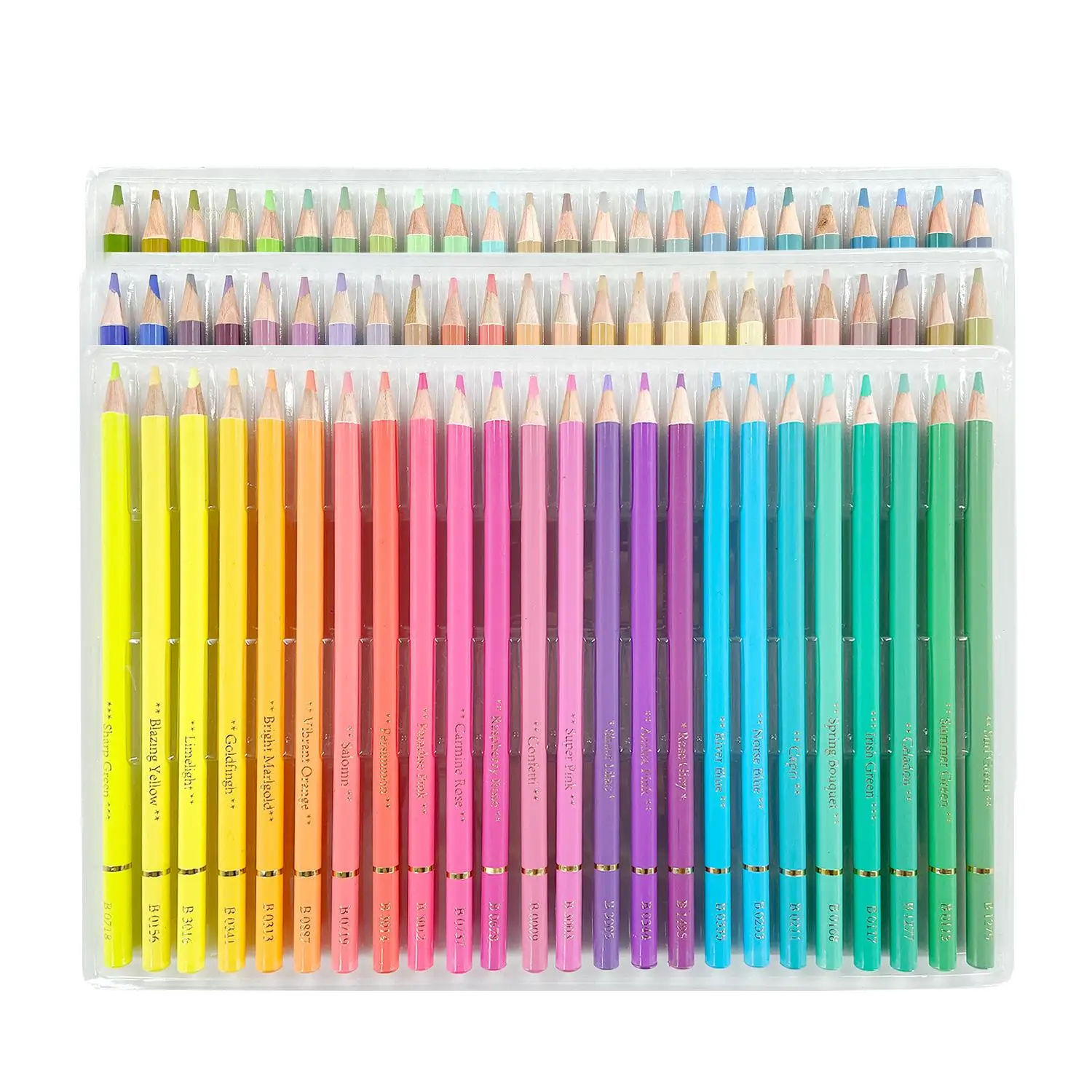 Brutfuner Macaron 12/24/50/72Colors Professional Pastel Oil Colored Pencils Coloring Drawing Pencils Candy Color Pencil Supplies