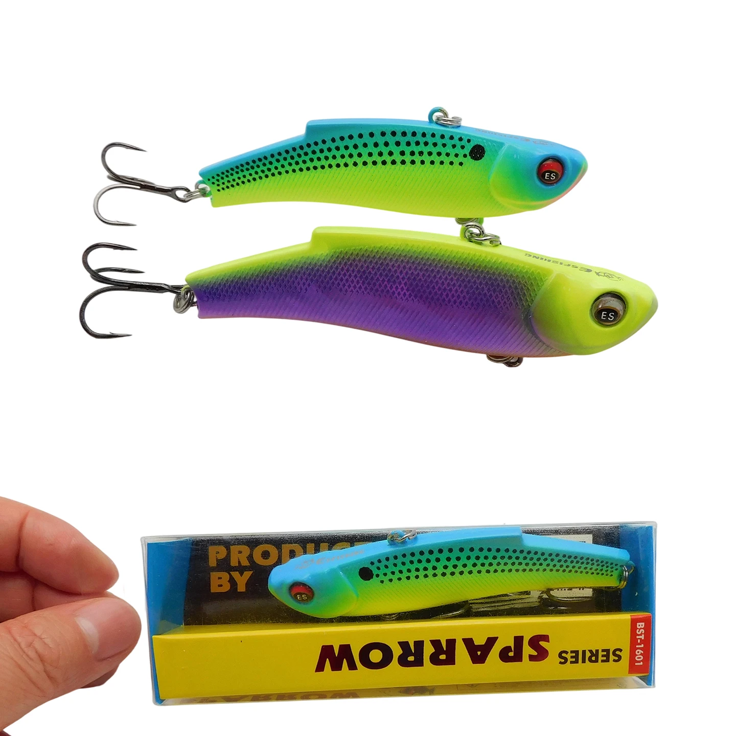 ESFISHING Vibration Wobbler Hard Bait DEFO VIB 70mm 90mm Sinking ICSA Artificial Wobblers For Pike Perch Trout