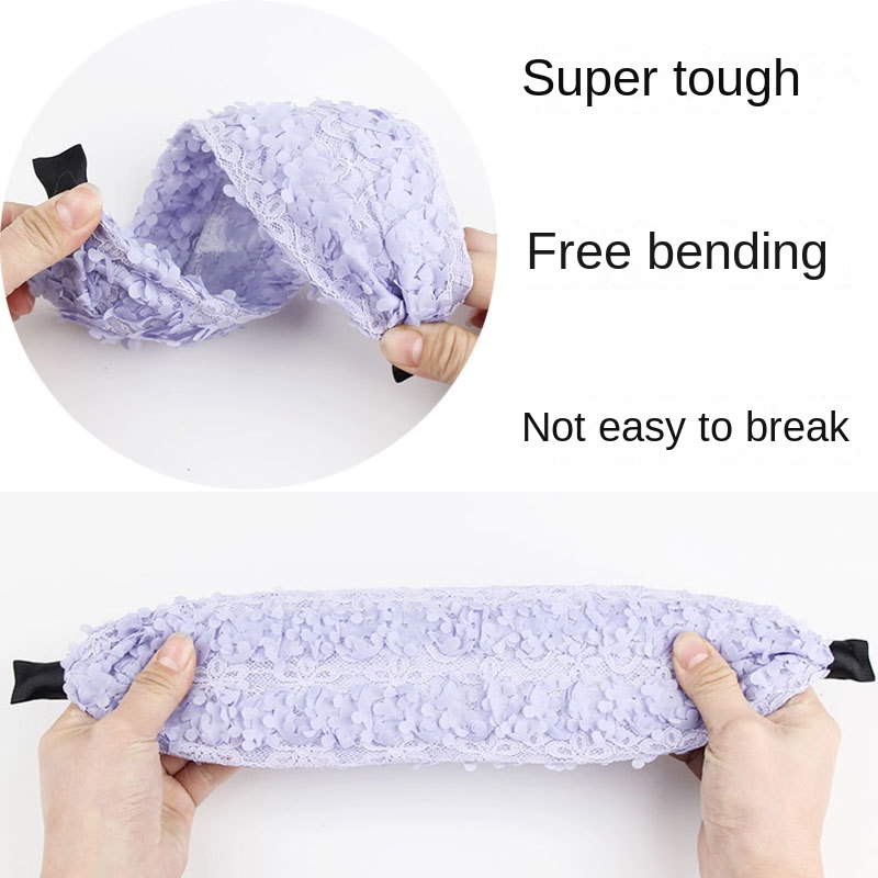 Women's Wide Brim Hair Band Toothed Non-Slip Head Band Cover Gray Hair Washing Face Hair Band Mother Hair Accessories Headbands