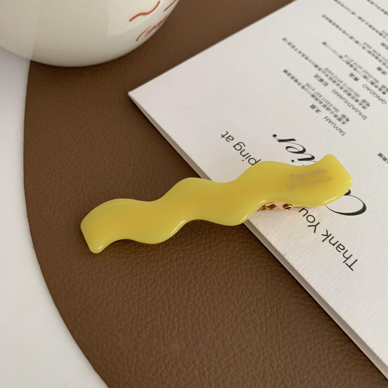 Korean wave hairpin female side word clip 2022 net red new acrylic sheet duckbill clip bangs clip hair clips for women