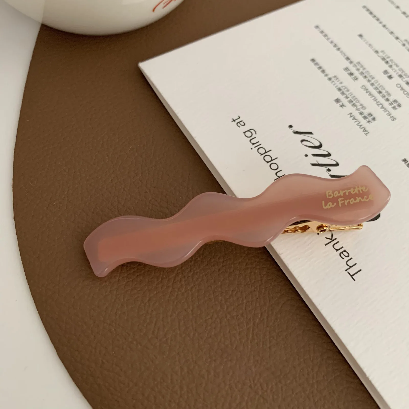 Korean wave hairpin female side word clip 2022 net red new acrylic sheet duckbill clip bangs clip hair clips for women
