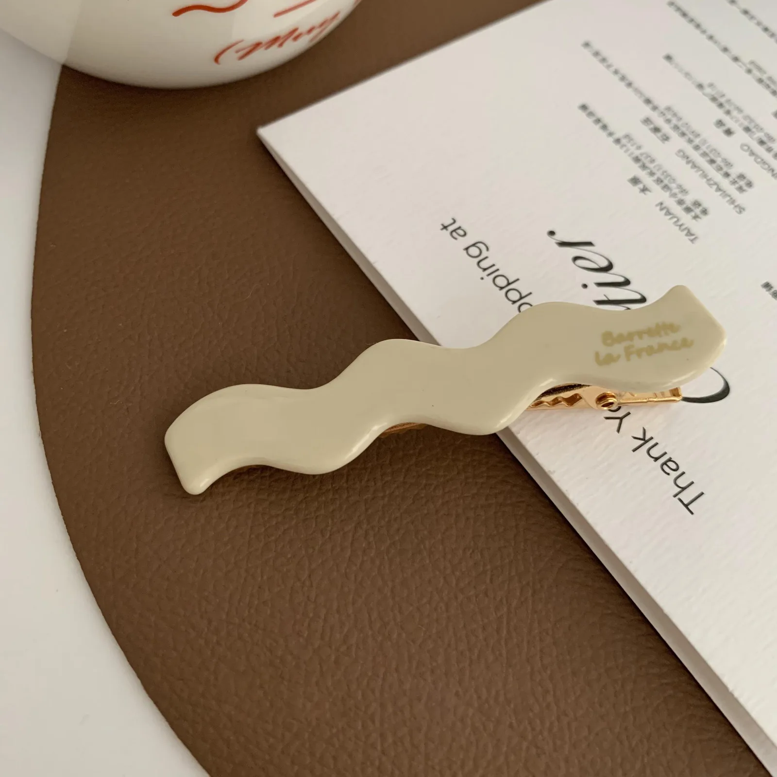Korean wave hairpin female side word clip 2022 net red new acrylic sheet duckbill clip bangs clip hair clips for women