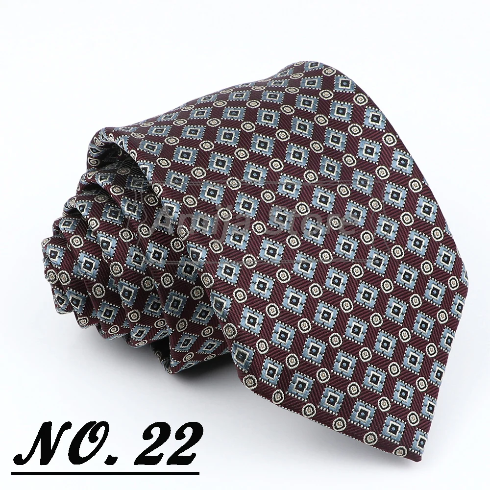 52 Styles Men's Tie Fashion Floral Striped Plaid Print Jacquard Necktie Accessories Daily Wear Cravat Wedding Party Gift For Man