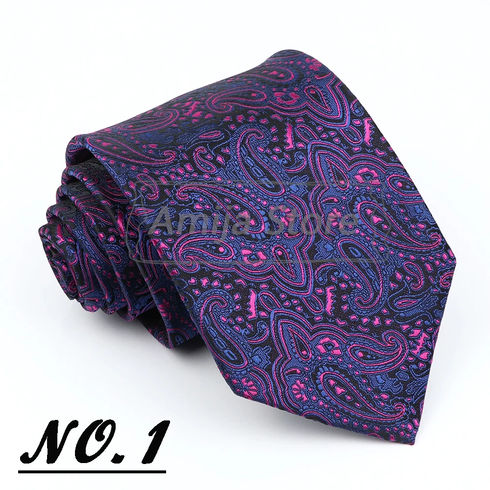 52 Styles Men's Tie Fashion Floral Striped Plaid Print Jacquard Necktie Accessories Daily Wear Cravat Wedding Party Gift For Man