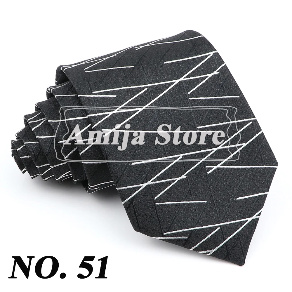 52 Styles Men's Tie Fashion Floral Striped Plaid Print Jacquard Necktie Accessories Daily Wear Cravat Wedding Party Gift For Man