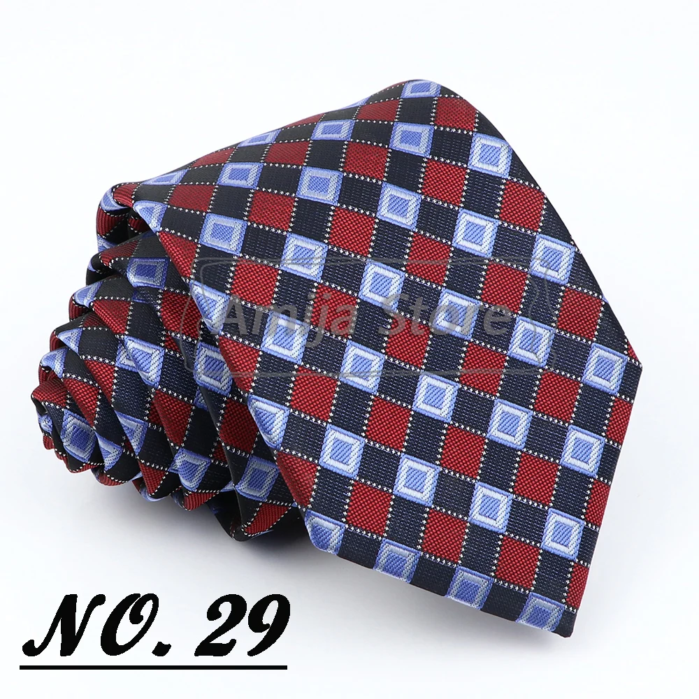 52 Styles Men's Tie Fashion Floral Striped Plaid Print Jacquard Necktie Accessories Daily Wear Cravat Wedding Party Gift For Man