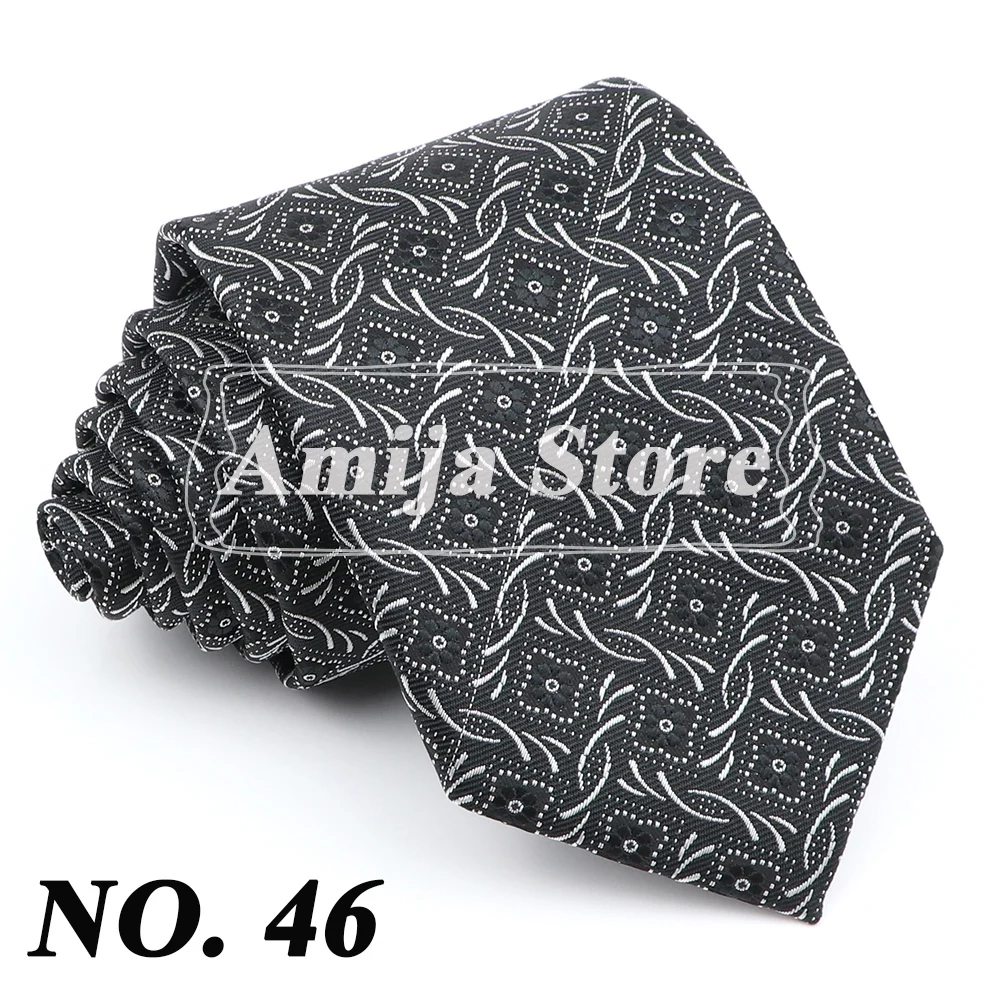52 Styles Men's Tie Fashion Floral Striped Plaid Print Jacquard Necktie Accessories Daily Wear Cravat Wedding Party Gift For Man