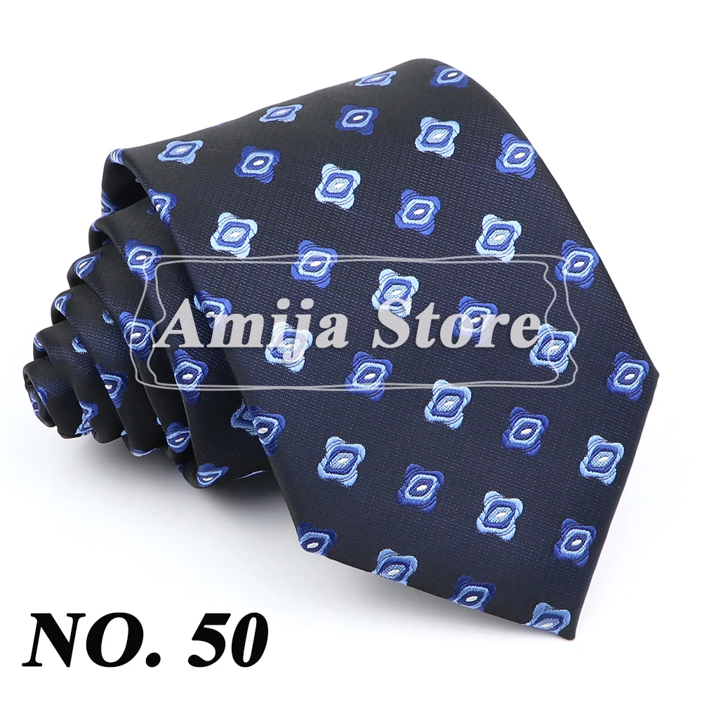 52 Styles Men's Tie Fashion Floral Striped Plaid Print Jacquard Necktie Accessories Daily Wear Cravat Wedding Party Gift For Man