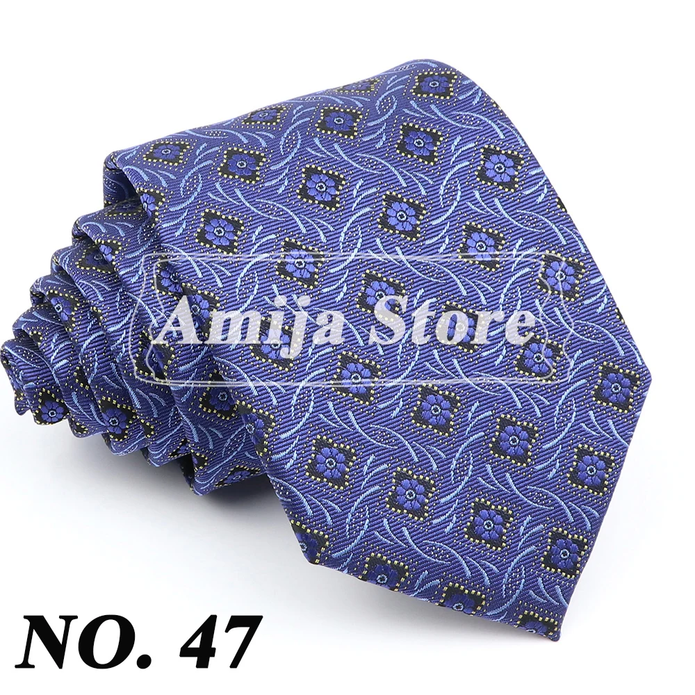 52 Styles Men's Tie Fashion Floral Striped Plaid Print Jacquard Necktie Accessories Daily Wear Cravat Wedding Party Gift For Man
