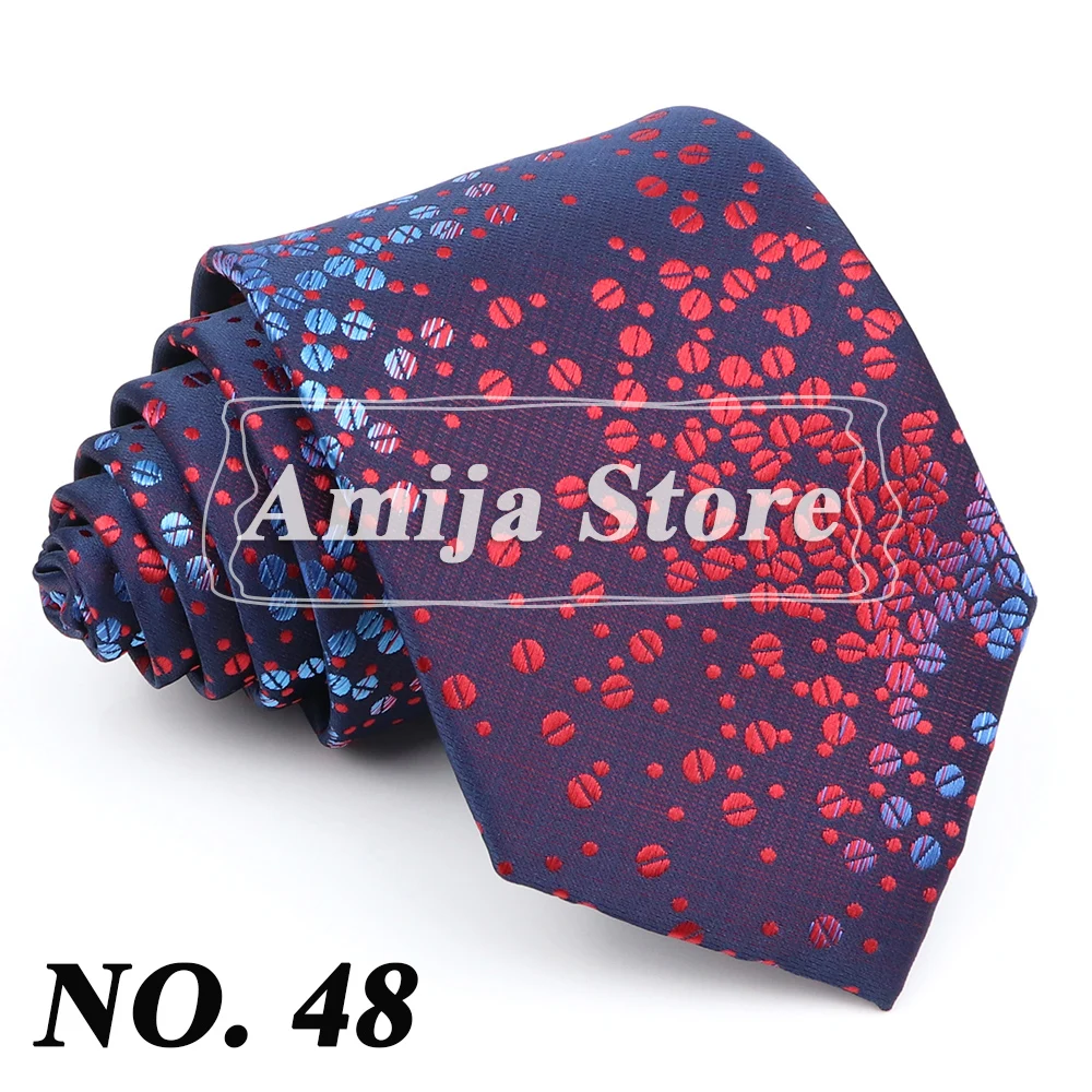 52 Styles Men's Tie Fashion Floral Striped Plaid Print Jacquard Necktie Accessories Daily Wear Cravat Wedding Party Gift For Man