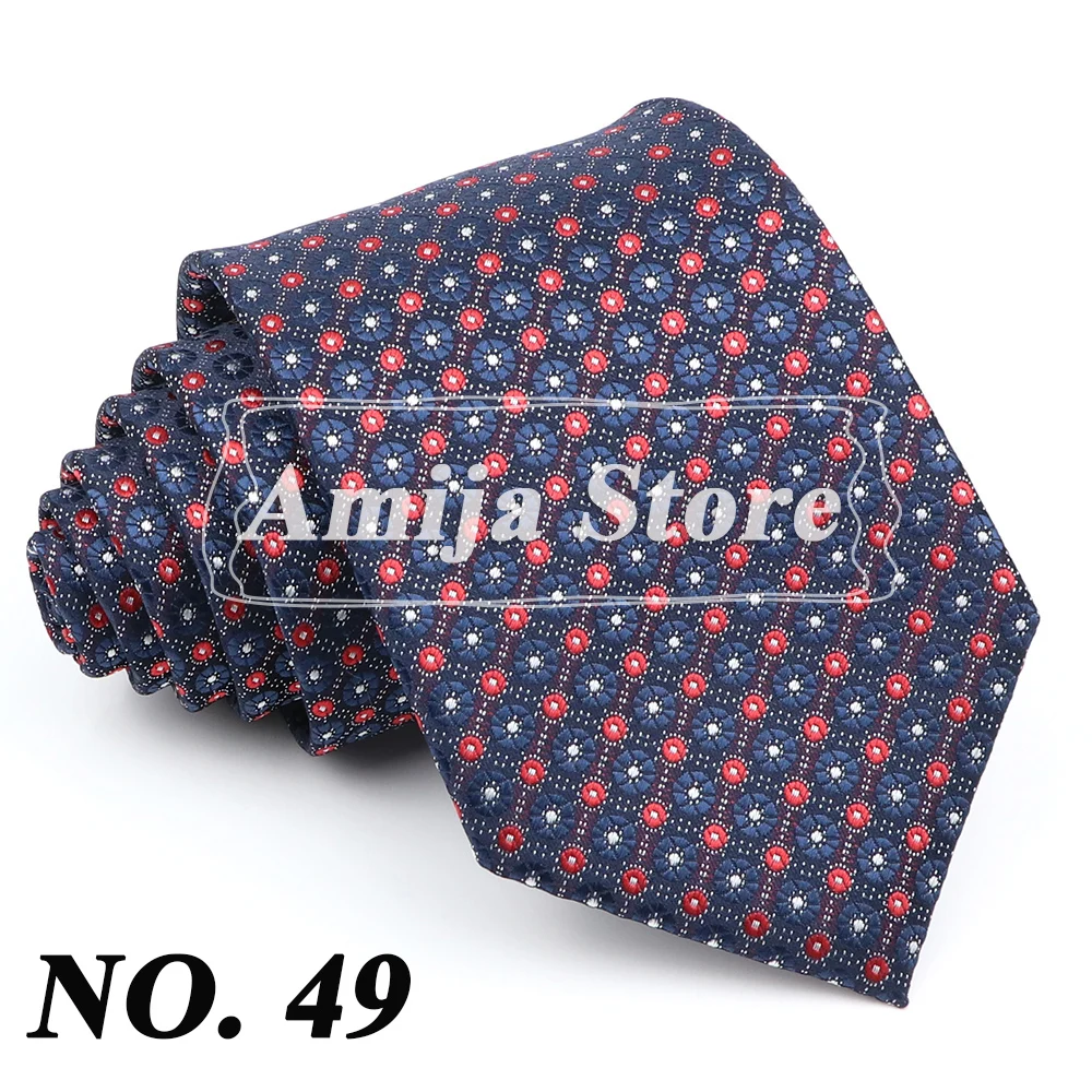 52 Styles Men's Tie Fashion Floral Striped Plaid Print Jacquard Necktie Accessories Daily Wear Cravat Wedding Party Gift For Man