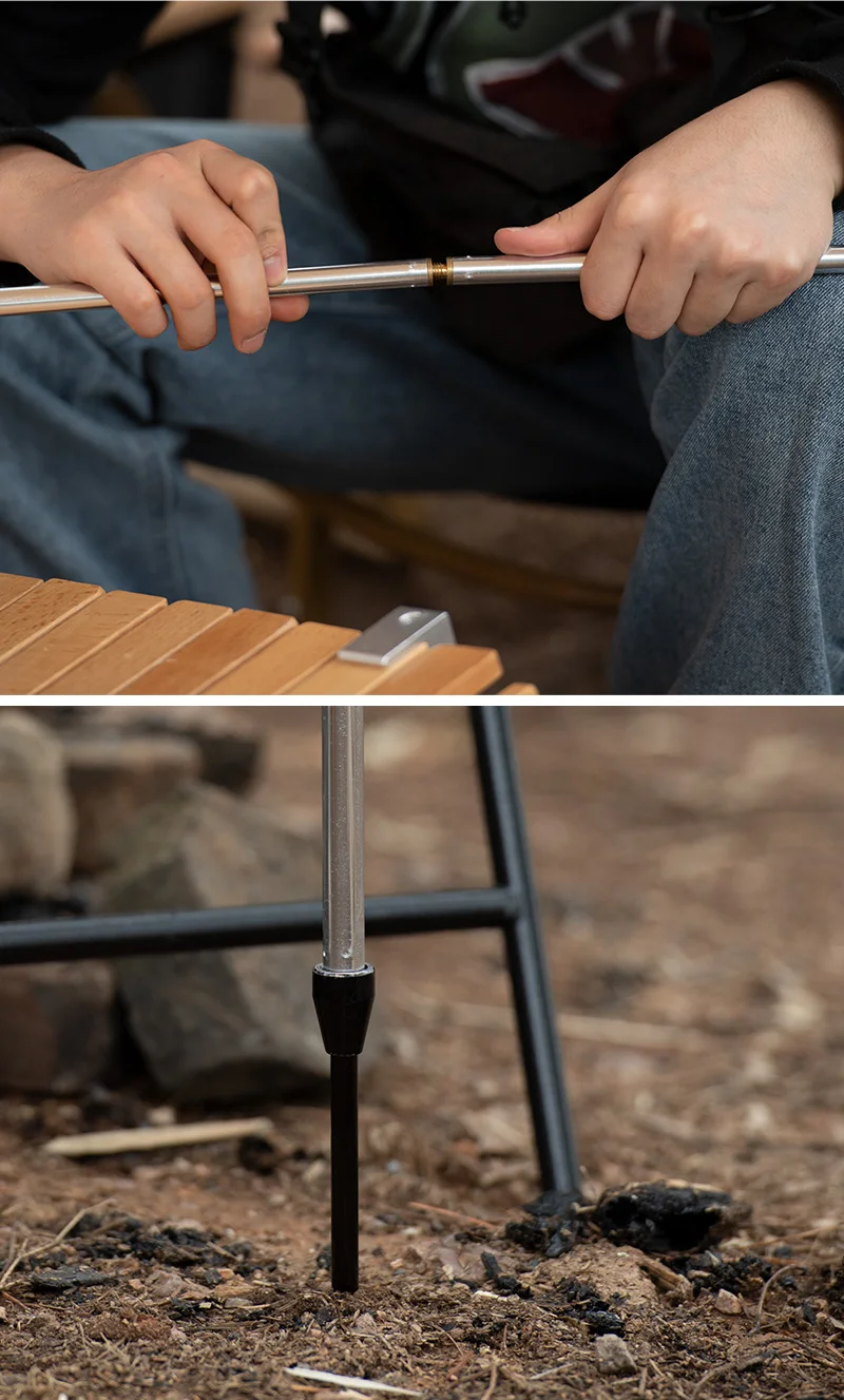 Naturehike Lantern Hanger Outdoor Travel Lamp Stand Folding Tent Light Pole Lamp Hanger Portable Camping Equipment Lantern Stand