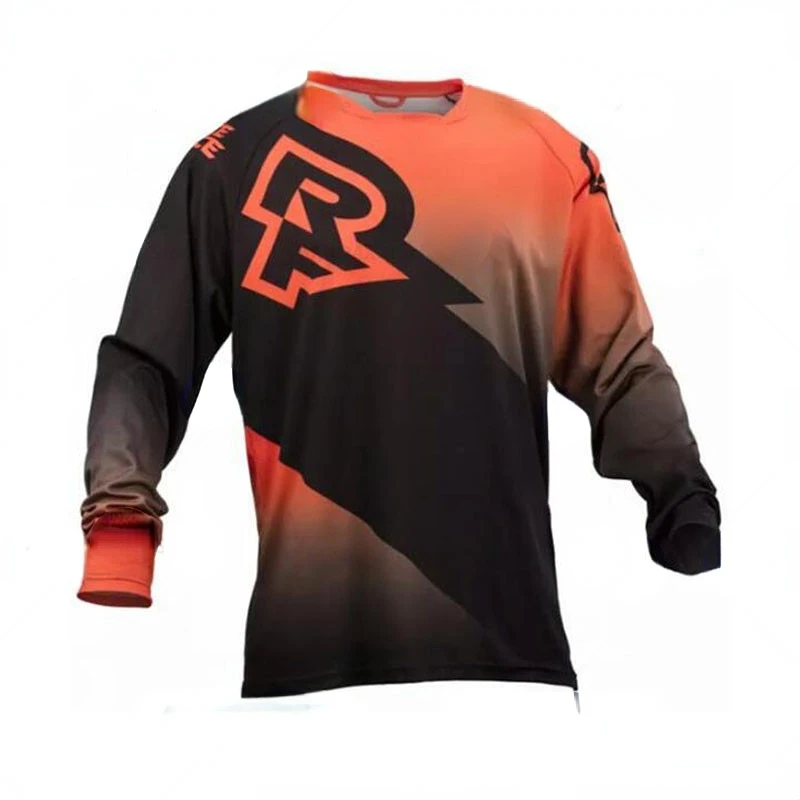 Road sports summer Downhill Outdoor Long Sleeve Sweat Quick Dry Motocross Downhill Mountain Bike men's cycling shirt