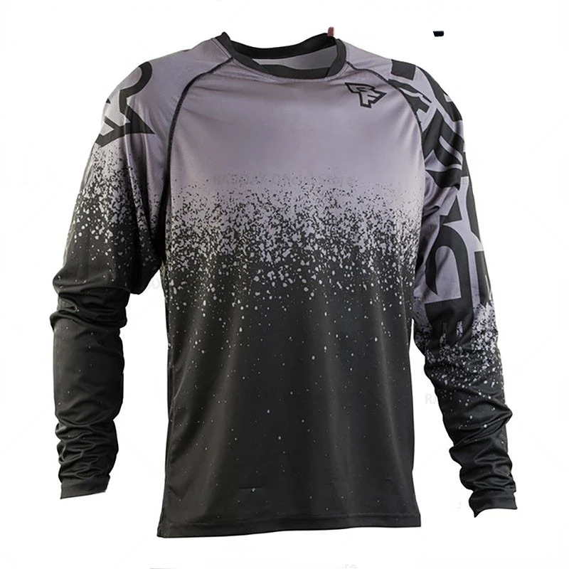 Road sports summer Downhill Outdoor Long Sleeve Sweat Quick Dry Motocross Downhill Mountain Bike men's cycling shirt