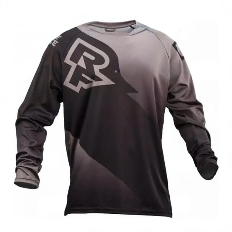Road sports summer Downhill Outdoor Long Sleeve Sweat Quick Dry Motocross Downhill Mountain Bike men's cycling shirt