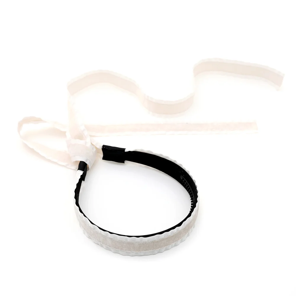 Fashion New ruffle velvet Hair Accessories Hairband bow scruchy large clips girls Headband With Tie band
