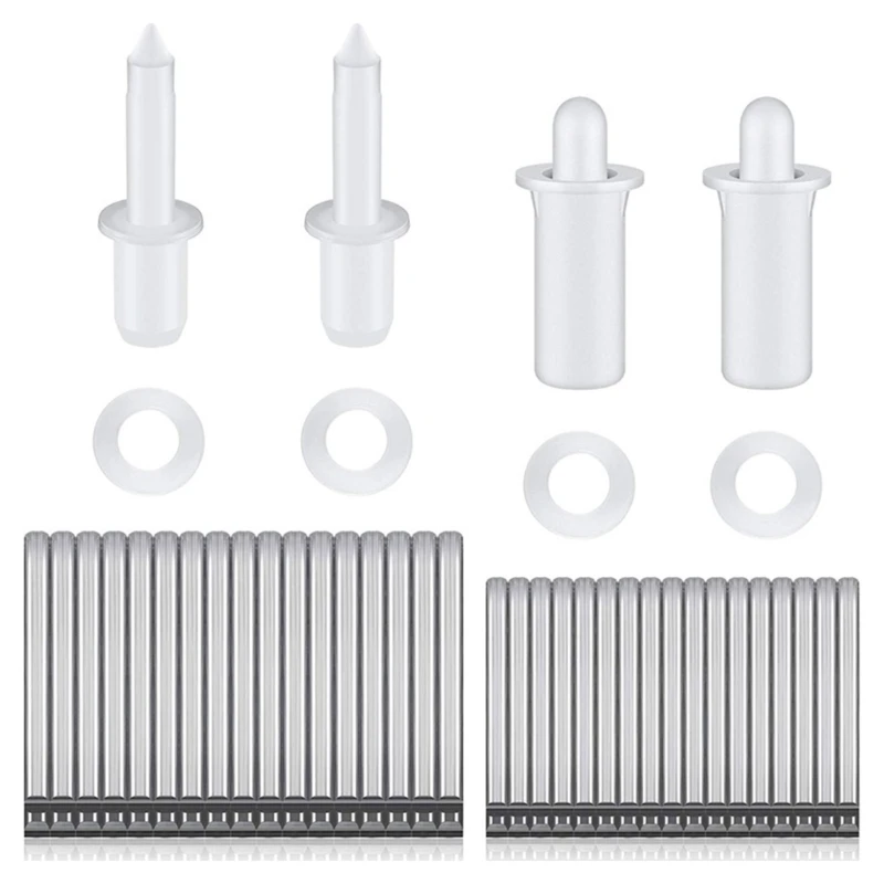 85 Pcs Plantation Shutter Repair Pins Tilt-Rod for Staples Washers Replacement Set Movable Blade Repair Part for Window 87HA