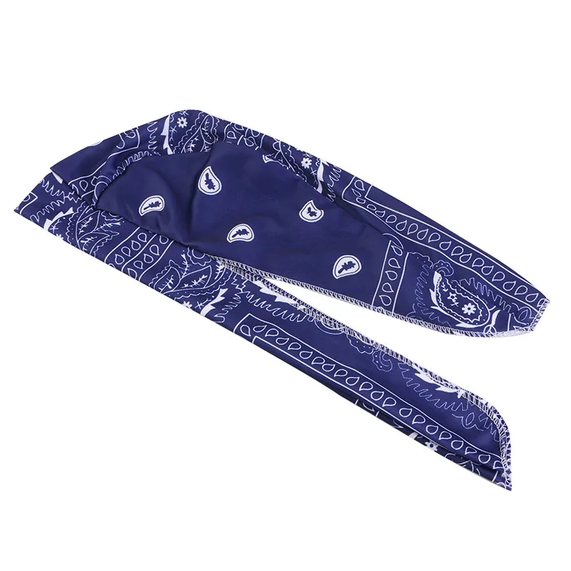 Unisex Women Men Bandana Hat Stretchy paisley Durag Print Breathable Chemo Turban Fashion Headwrap Headwear Pirate Head Scarf