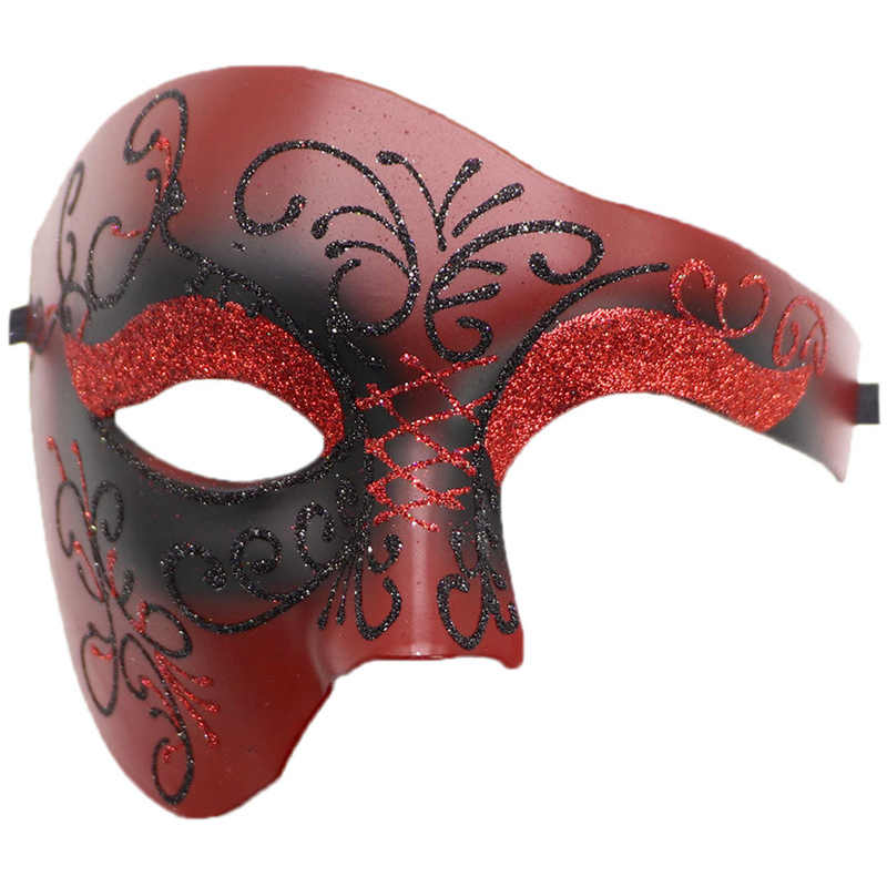 Halloween Steampunk Phantom Masquerade Cosplay Mask ABS Plastic Half Face Men/Women Punk Carnival Costume Props